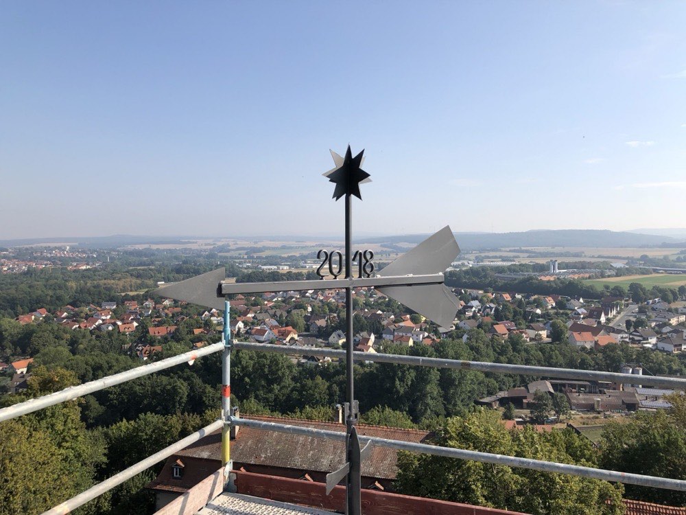 Wetterfahne über Alsfeld